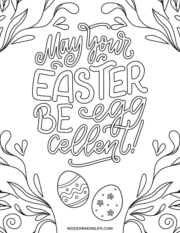 Easter Coloring Page