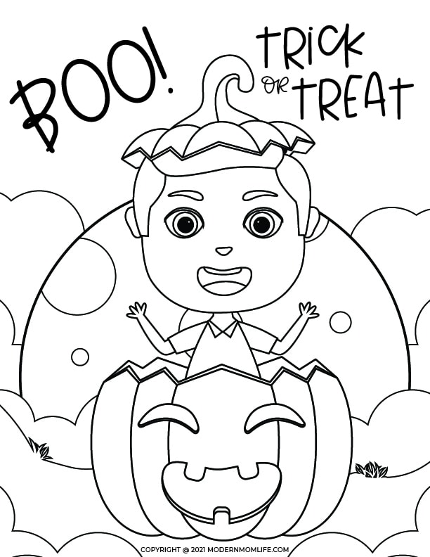 Halloween Coloring Page