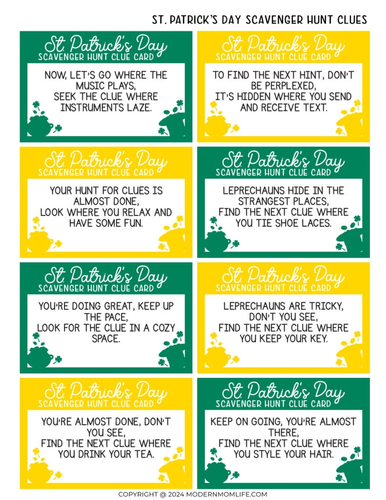 St. Patrick's Day Game