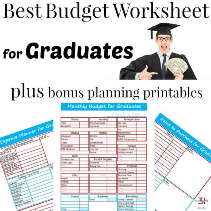Image for Budget Worksheet for Graduates
