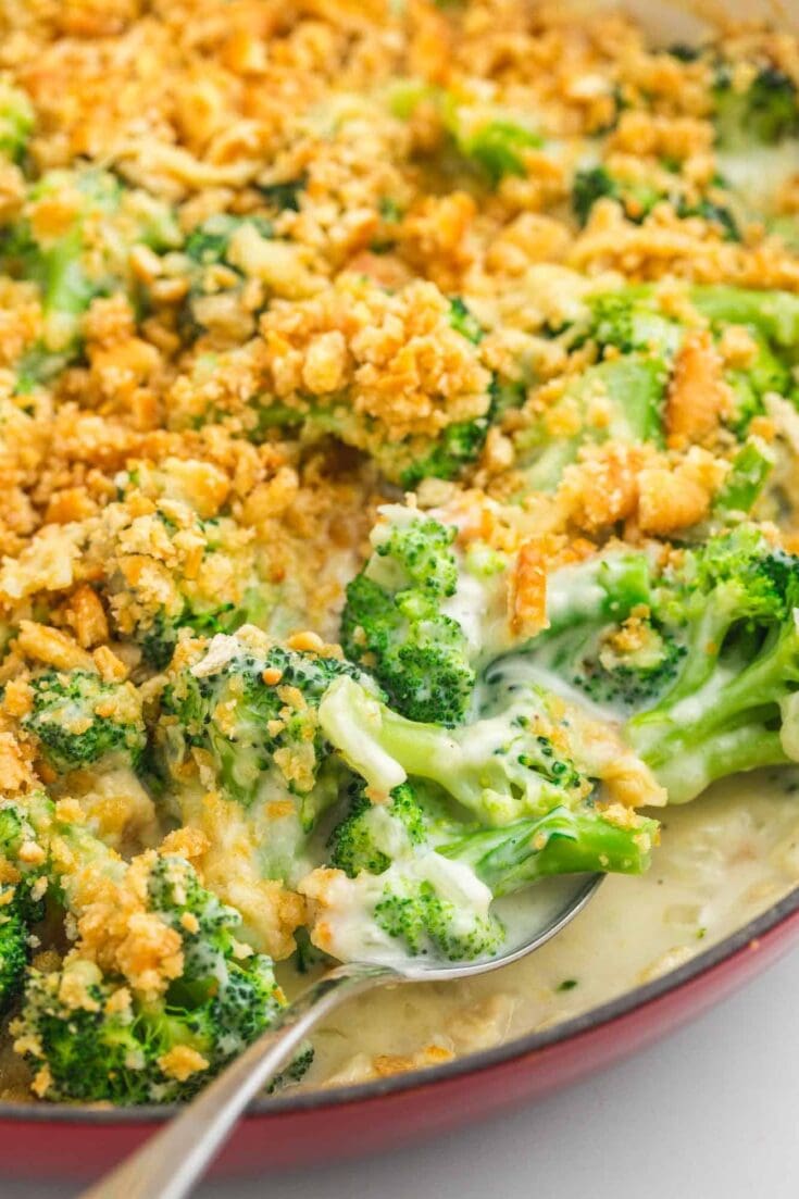 Image for Creamy Broccoli Casserole with Ritz Cracker Topping