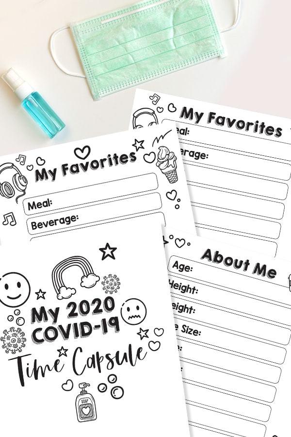 2020 COVID-19 Time Capsule for Kids - Modern Mom Life