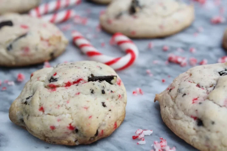 Candy Cane Oreo Cookies