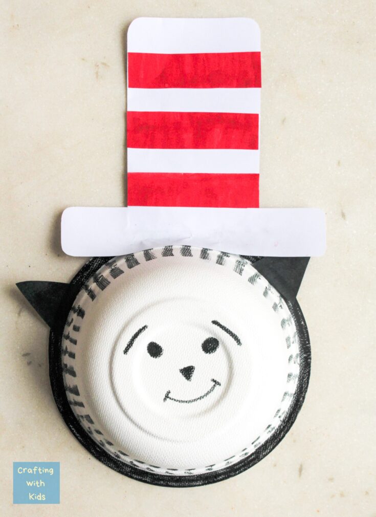 Image for Cat in the Hat Paper Plate Craft: Simple Steps for Whimsical Fun