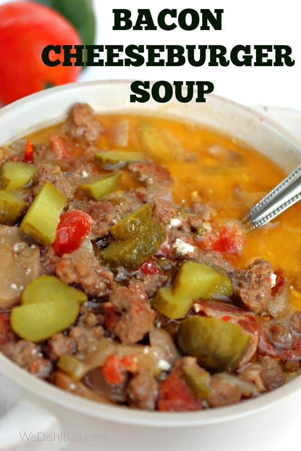 Image for Bacon Cheeseburger Instant Pot Soup 