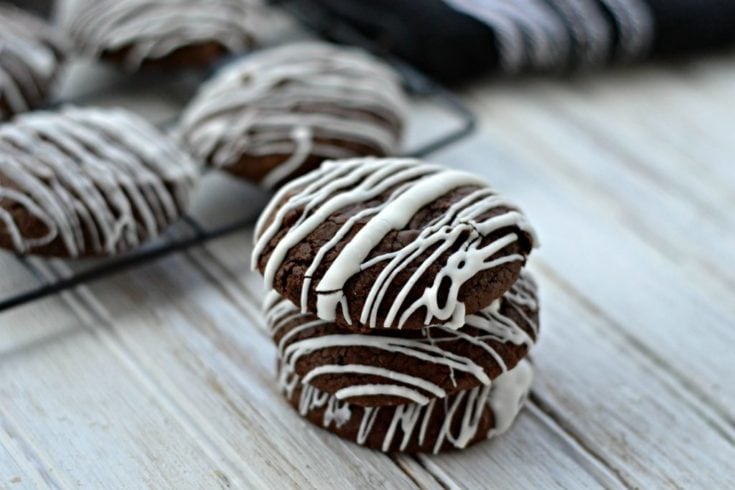 Image for Chocolate Fudge Cookies with White Chocolate