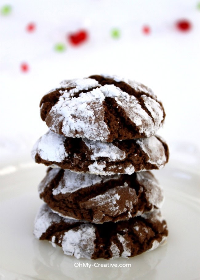 Chocolate Crinkle Cookies