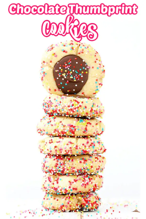 Chocolate Thumbprint Cookies