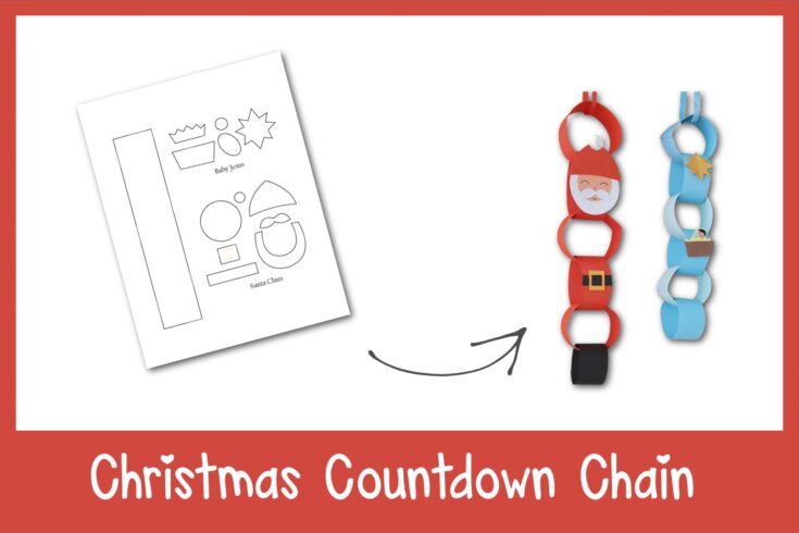 Image for Christmas Countdown Chain Craft