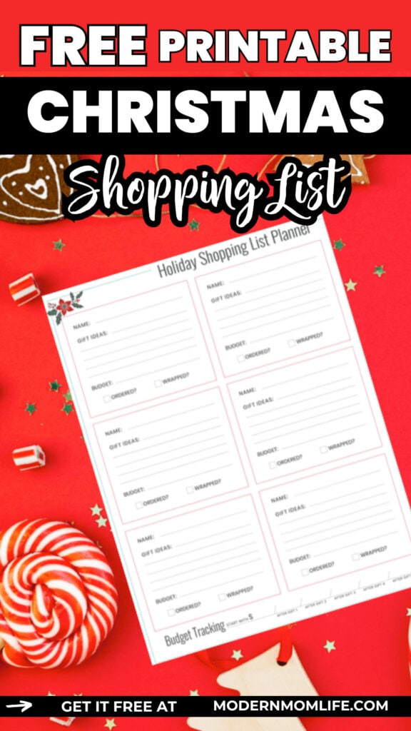 Christmas List Planner