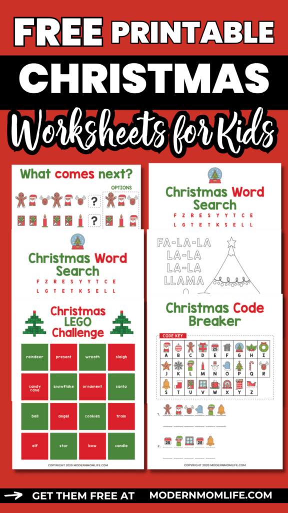 Free Christmas Worksheets