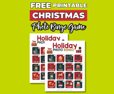 Christmas photo bingo