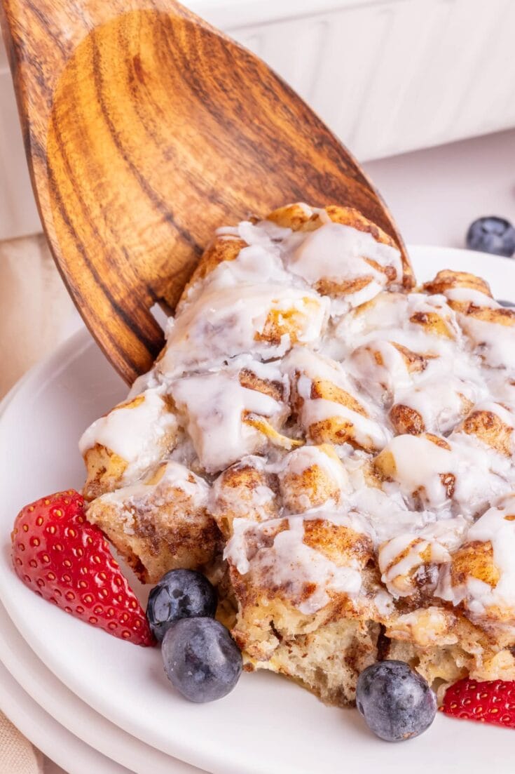 Image for Cinnamon Roll Casserole (Easy Breakfast Bake Recipe)
