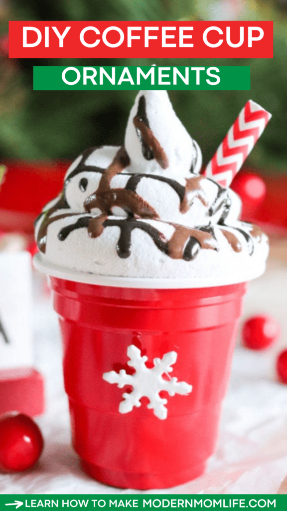 DIY Coffee Cup Ornaments