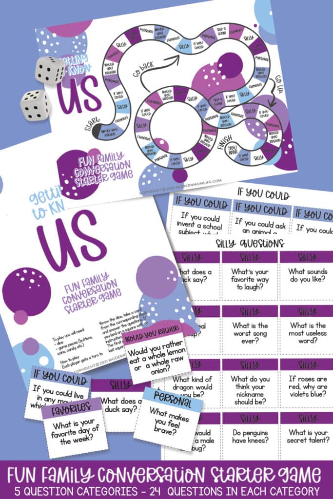 Family Conversation Starter Game
