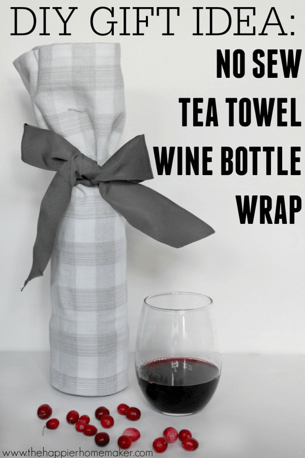Image for No-Sew Wine Bottle Wrap