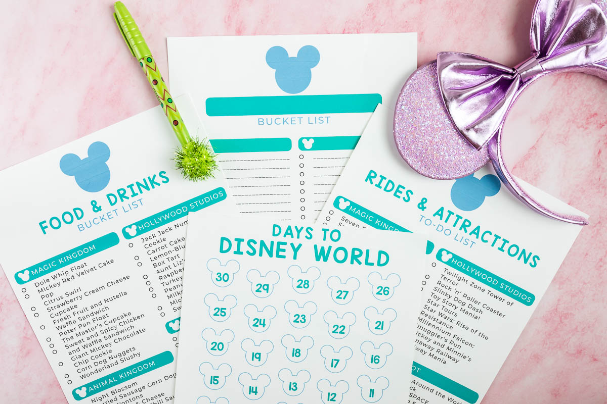 Free Walt Disney World Planner Printables - Modern Mom Life