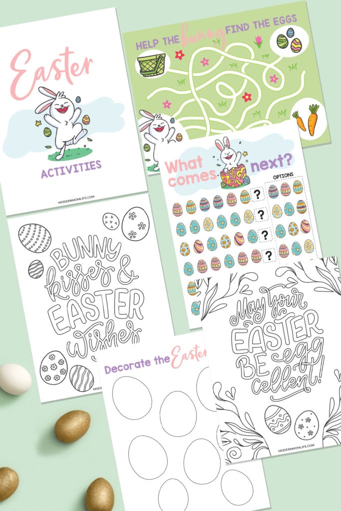 Easter worksheets for kids