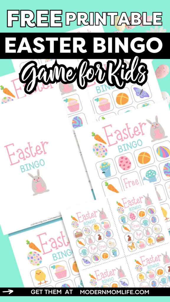 Easter Bingo Game for Kids