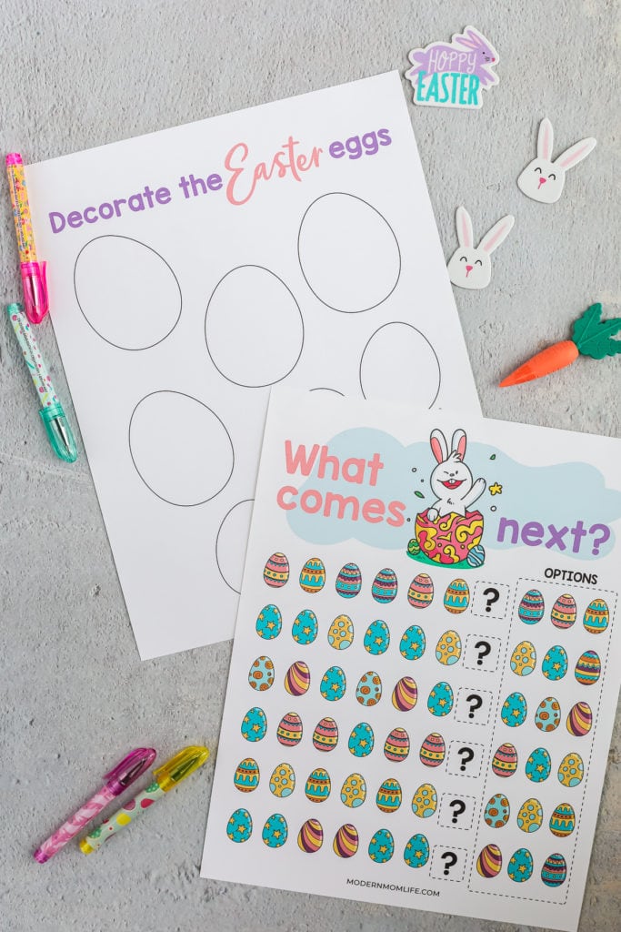 Easter Worksheets for Kids