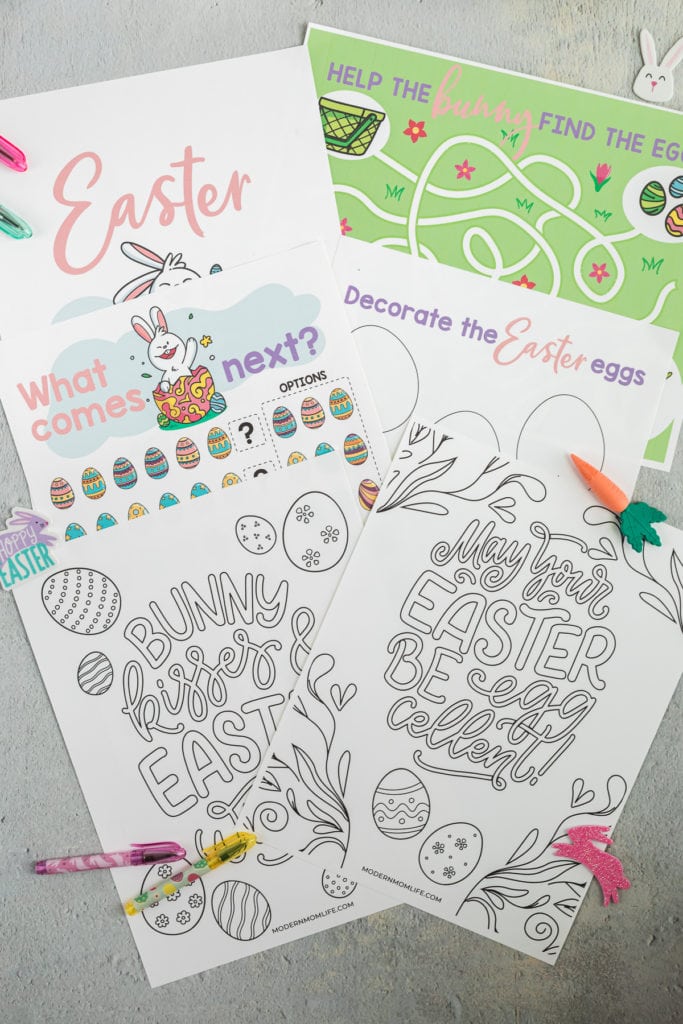 Easter Worksheets for Kids