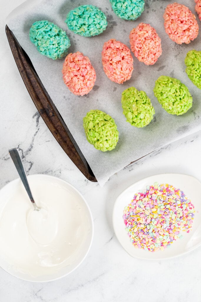 rice krispie eggs