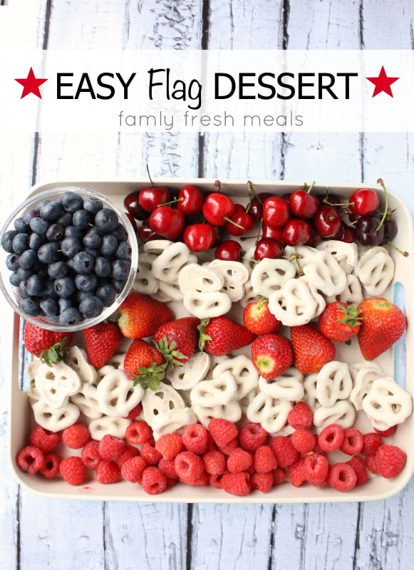 Easy Flag Dessert