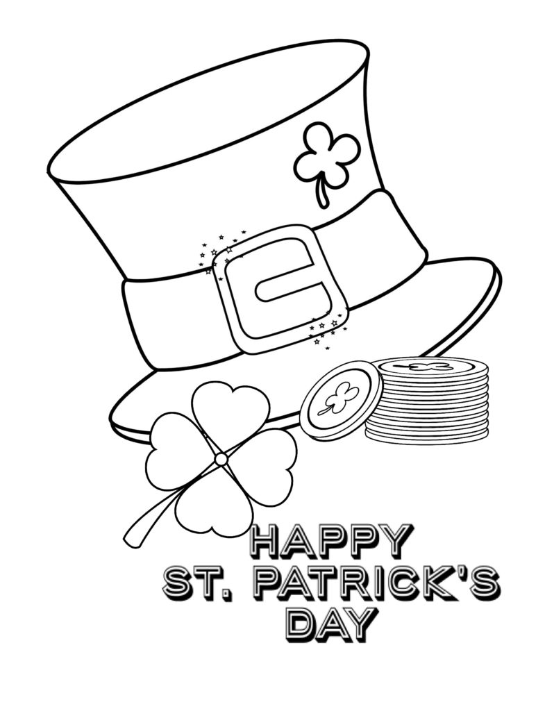 St. Patrick's Day Coloring Pages for Kids