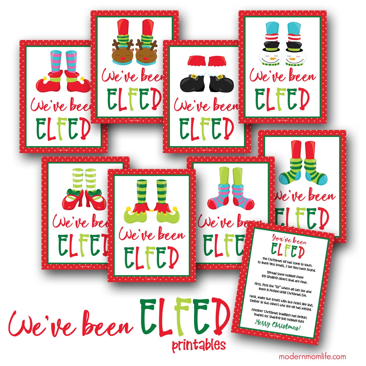Free You've Been Elfed Printables Modern Mom Life