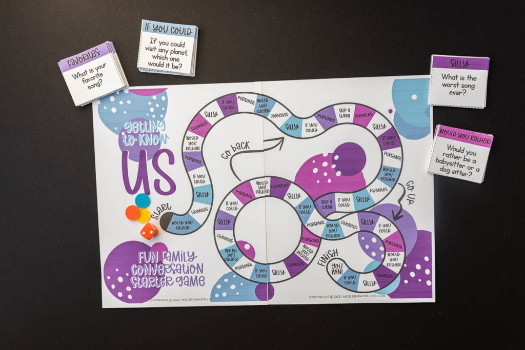 Family Conversation Starter Game