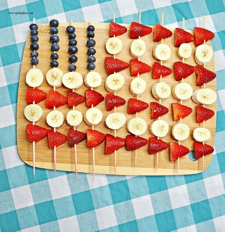 American Fruit Skewers
