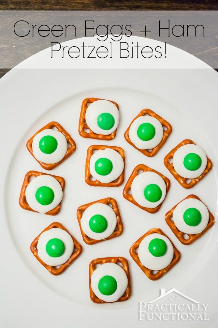Image for Green Eggs And Ham Pretzel Bites