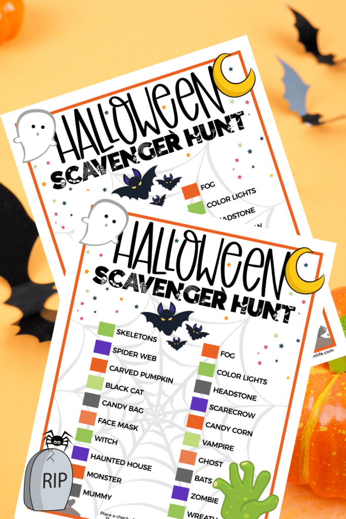 Halloween Scavenger Hunt for Kids