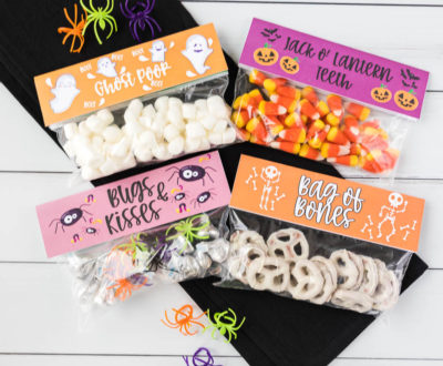 Halloween Treat Bag Toppers