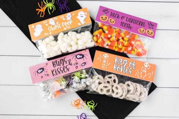 Halloween Treat Bag Toppers