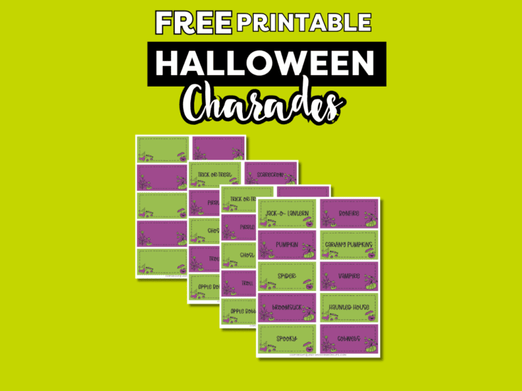 Halloween charades