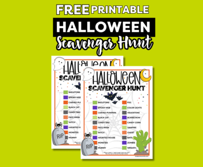 Halloween scavenger hunt