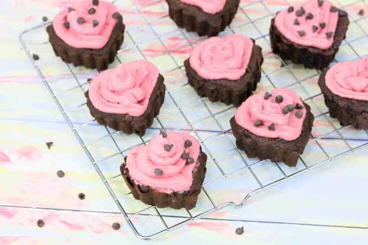 Image for Heart Shaped Chocolate Cupcakes Perfect For Valentine's Day