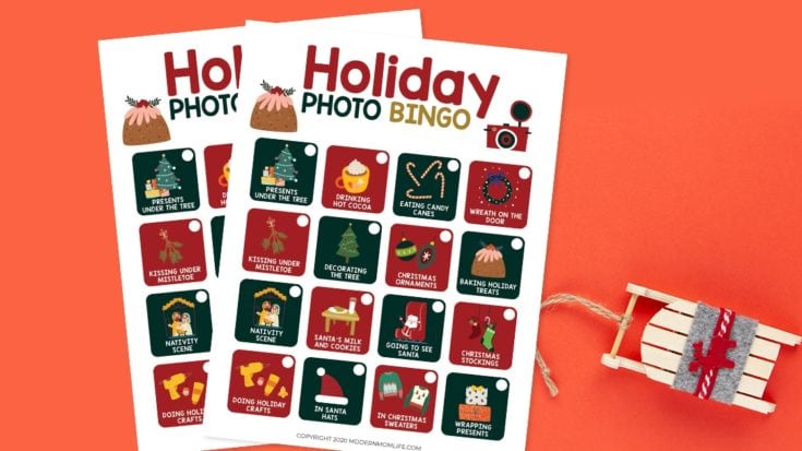 Holiday Photo Bingo