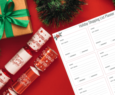 Free Christmas Shopping List