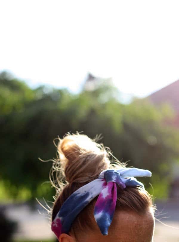 Image for DIY Tie Dye Headbands from T-Shirts