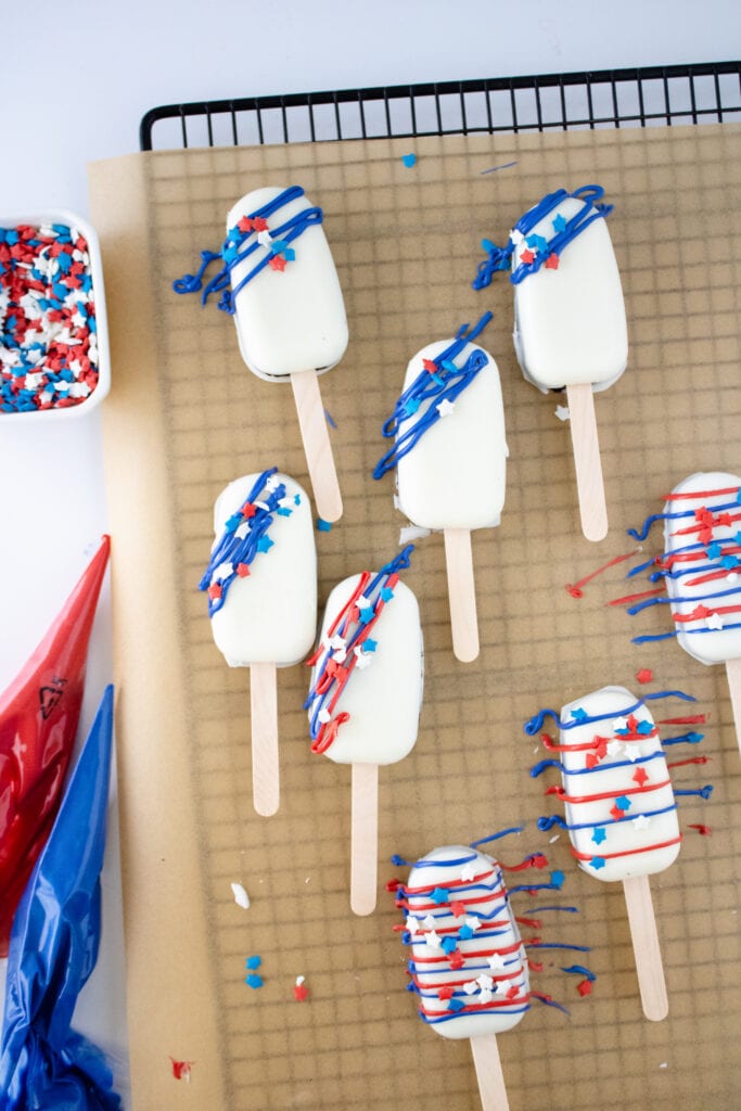 fourth of july cakesicles 