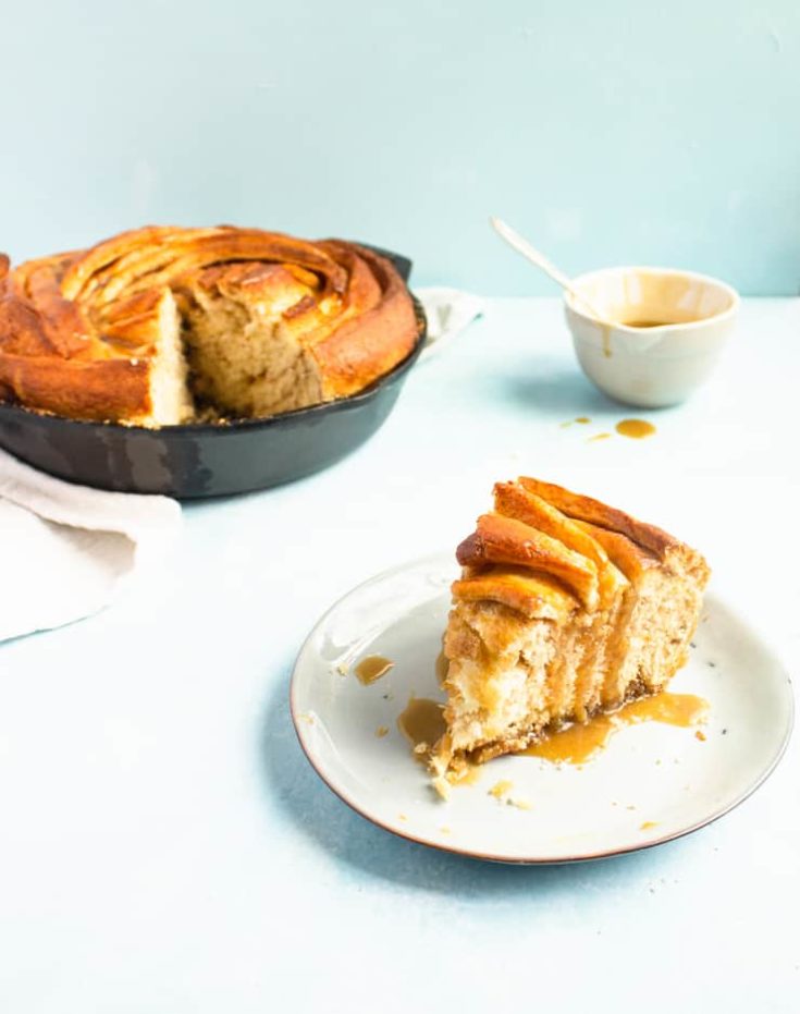 Image for Bourbon Butterscotch Skillet Cinnamon Roll