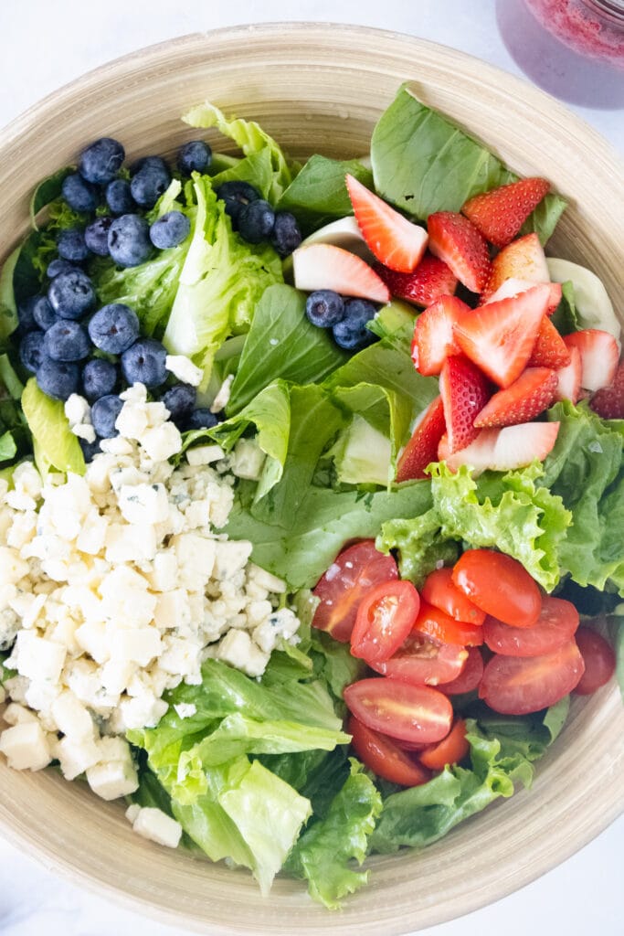 Red, White and Blueberry Salad  recipe