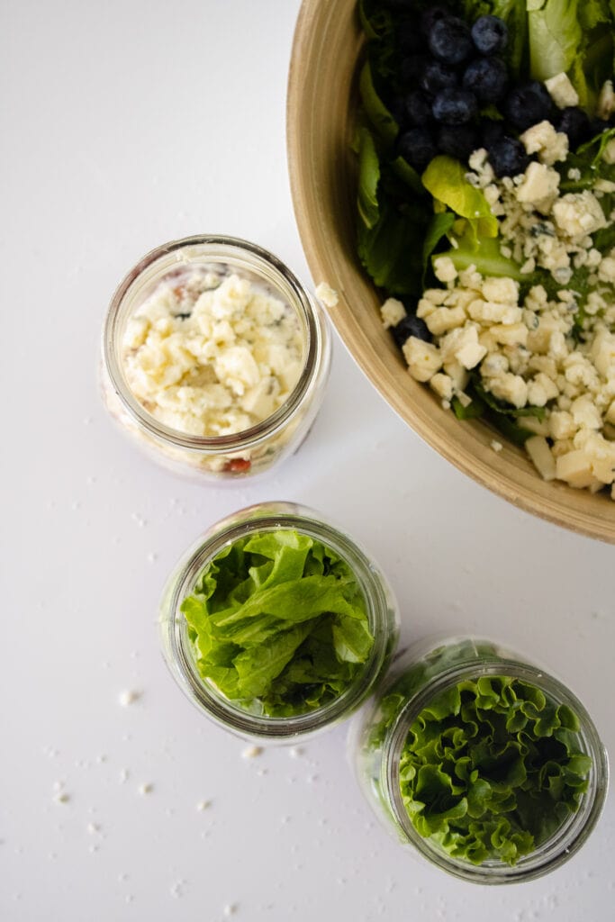 Fourth of July Mason Jar Salads