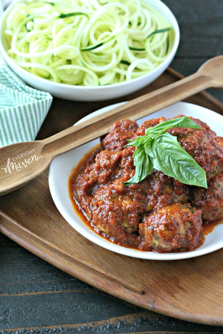 Image for Slow Cooker Chicken and Spinach Meatballs