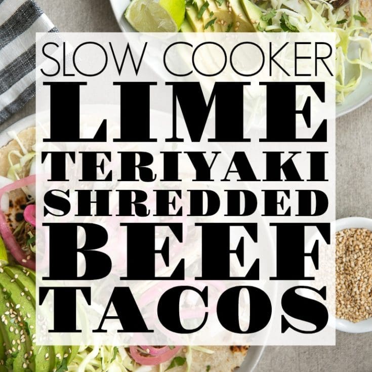 Image for Lime Teriyaki Shredded Beef Tacos