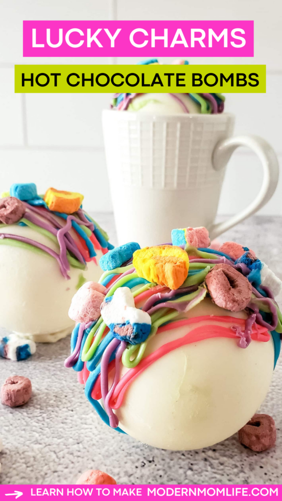 Lucky Charms Hot chocolate bombs