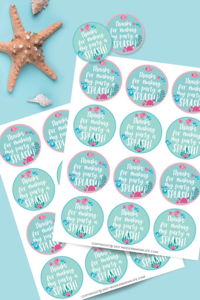Make a splash gift tags