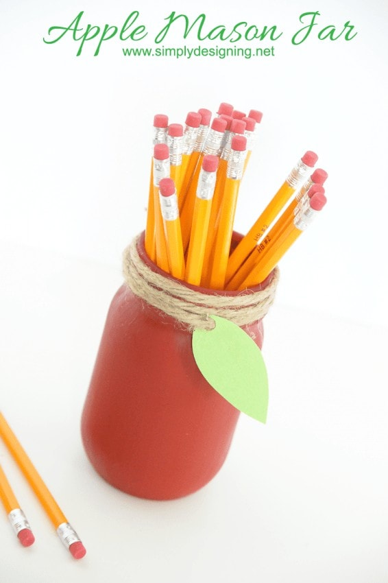 Image for Apple Mason Jar Teacher Gift
